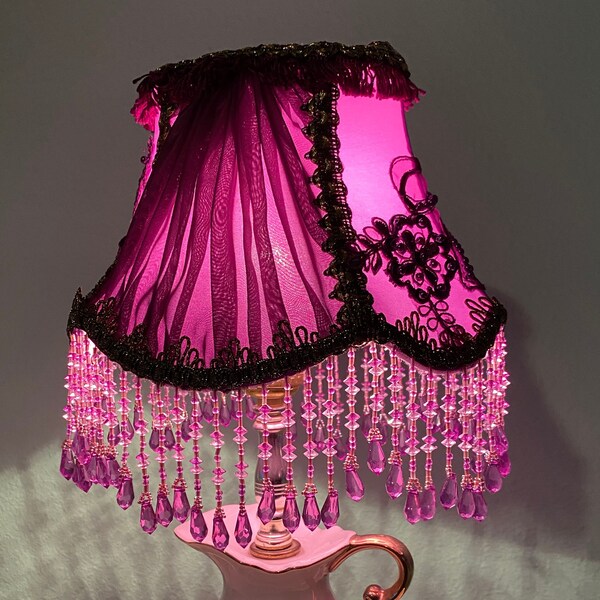 Beaded Lamp Shade Etsy