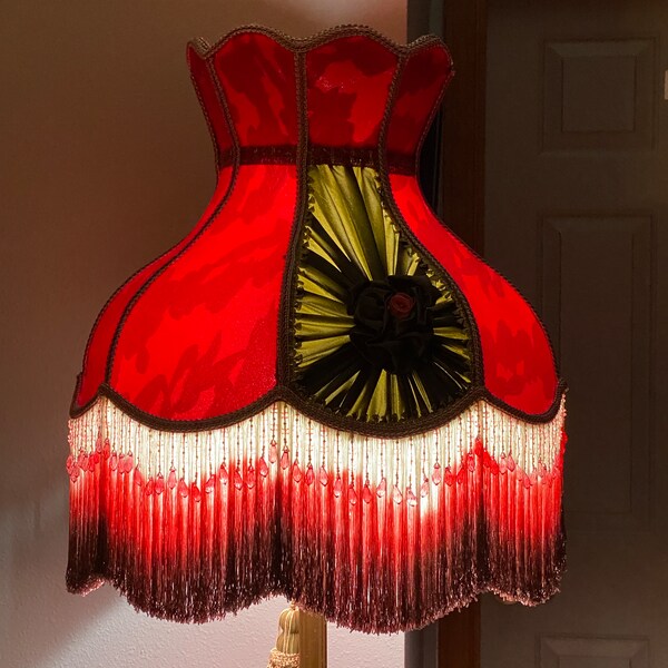 Victorian Lampshade Etsy