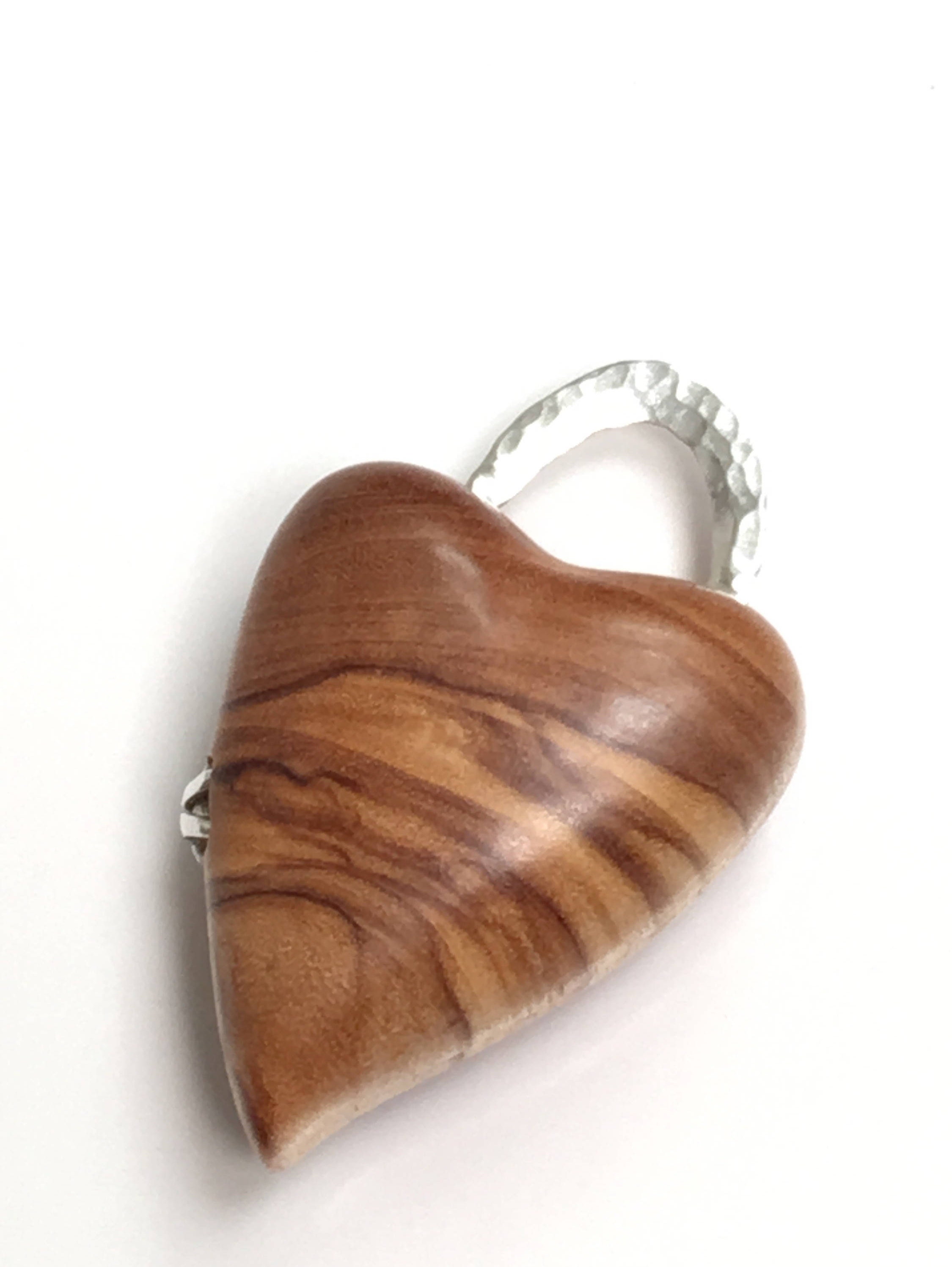 Handcarved Wooden Locket by JeanineDesigns Olive wood Etsy