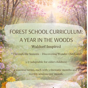 Spring Forest School Curriculum | Waldorf Nature Program (PDF Download)