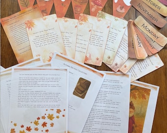 Autumn Rhythm & Story Bundle | Waldorf-Inspired Fall Printables for Home + Classroom