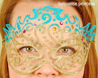 YOUR CHOICE- SHEER mask- masquerade mask, New Year's, Mardi Gras, prom, tattoo, ballroom, fairy, Venetian, Halloween