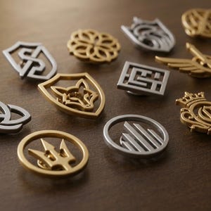 Spilla con logo personalizzato / Spilla aziendale personalizzata / Spilla con distintivo aziendale / Spilla per branding aziendale / Spilla smaltata personalizzata, Regali di Natale.