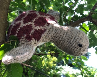 Friendly Sea Turtle/Loggerhead/cute toy/soft toy/plushie/Made To Order