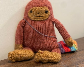 Big Foot /Sasquatch/ Huggable friend/Made to Order/plump and cuddly
