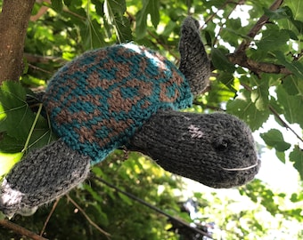 Friendly sea turtle/soft plush toy/sea creature/Made to Order