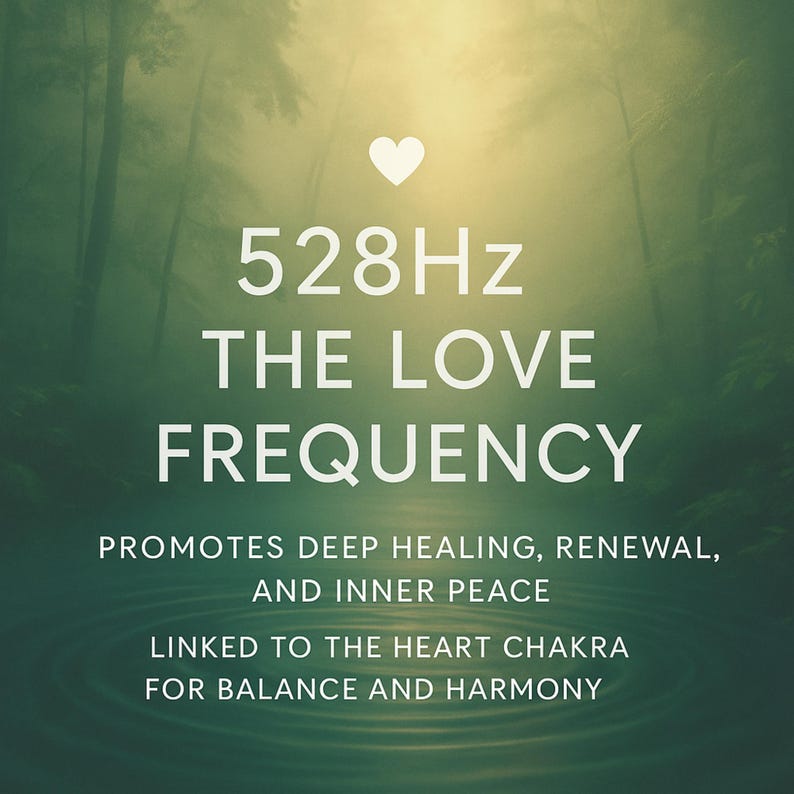 528hz Healing Frequency Music: 60-minute Relaxation & Sleep (digital ...