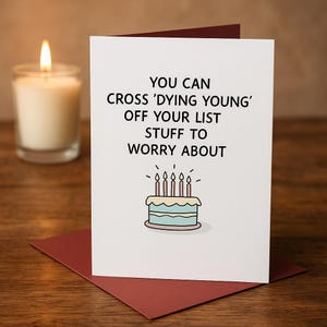 Cartão de aniversário engraçado, cartão de aniversário feminino, cartão de aniversário masculino, cartão de aniversário de amigo