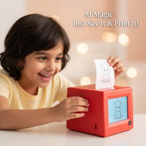 WonderBox - Kids Ai Thermal Sticker Printer