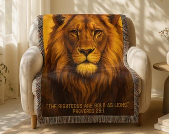 Manta tejida de león, Proverbios 28:1