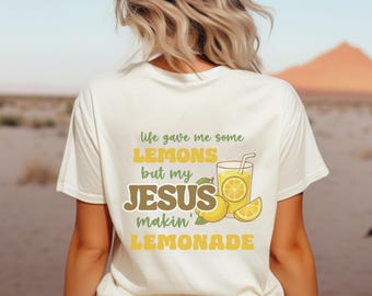 Camiseta cristiana de limonada: ropa inspiradora basada en la fe