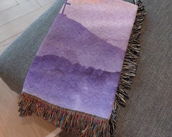 Manta tejida, fe, cristiana