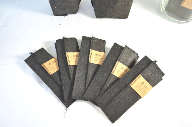 Root Pouch Thin Black Line Propagation Pouches Fabric Grow Etsy