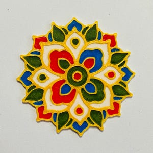 Elegant Mandala Flower Brooch for Birthday, Mother’s Day, and Anniversary Gifts