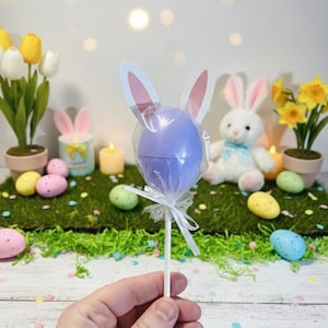 easter egg pops, basket filler, stuffers, candy m&ms