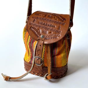Nicaragua Leather Woven Backpack Woven Backpack: Stylish and Durable for Everyday Use main image 4