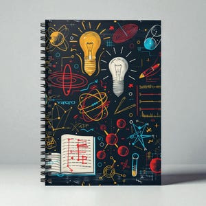 Physics & Science Spiral Notebook | STEM Gift for Students and Teachers