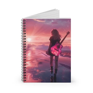 Cuaderno espiral inspirado en Taylor - Línea rayada
