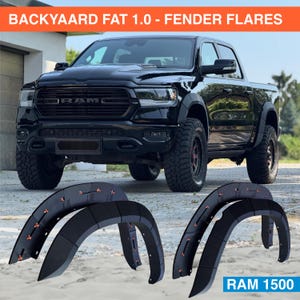 RAM 1500 DT FAT 1.0 Fender Flares 4Pcs (by Backyaardoffroad)
