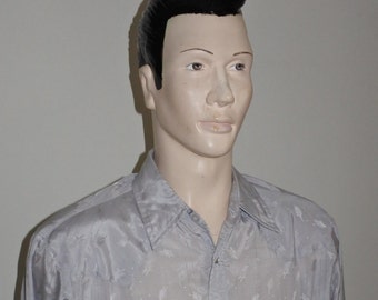 Mens Vintage Rockabilly Western Dress Cowboy shirt