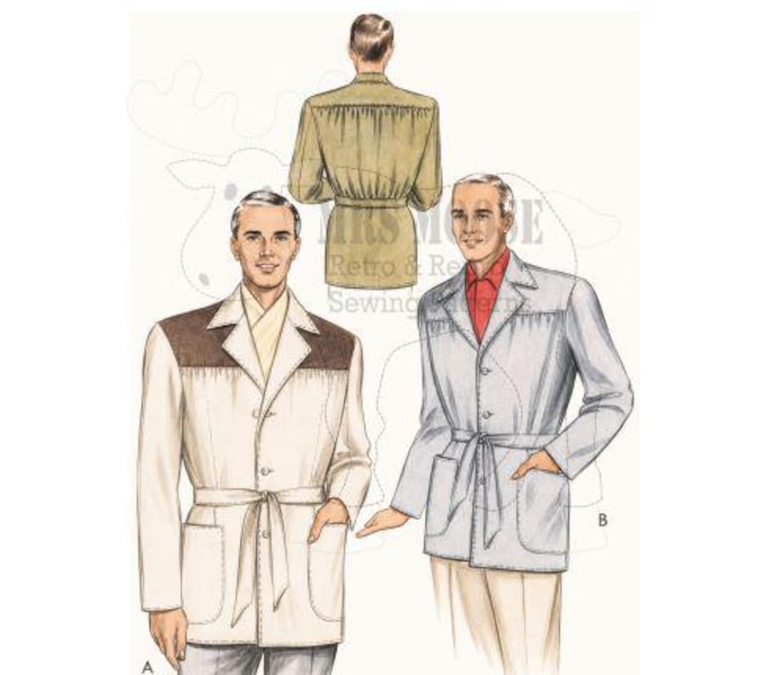 1951 Mens HOLLYWOOD Jacket With Tie up Belt 1950s Rare Rockabilly