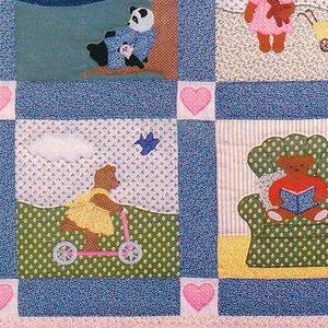 Cómo hacer un patrón PDF de colcha infantil de osito de peluche Storytime n.° 68