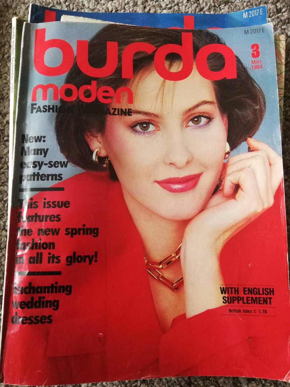 Vintage 1980's BURDA Sewing Magazines From 1984 - Many Easy