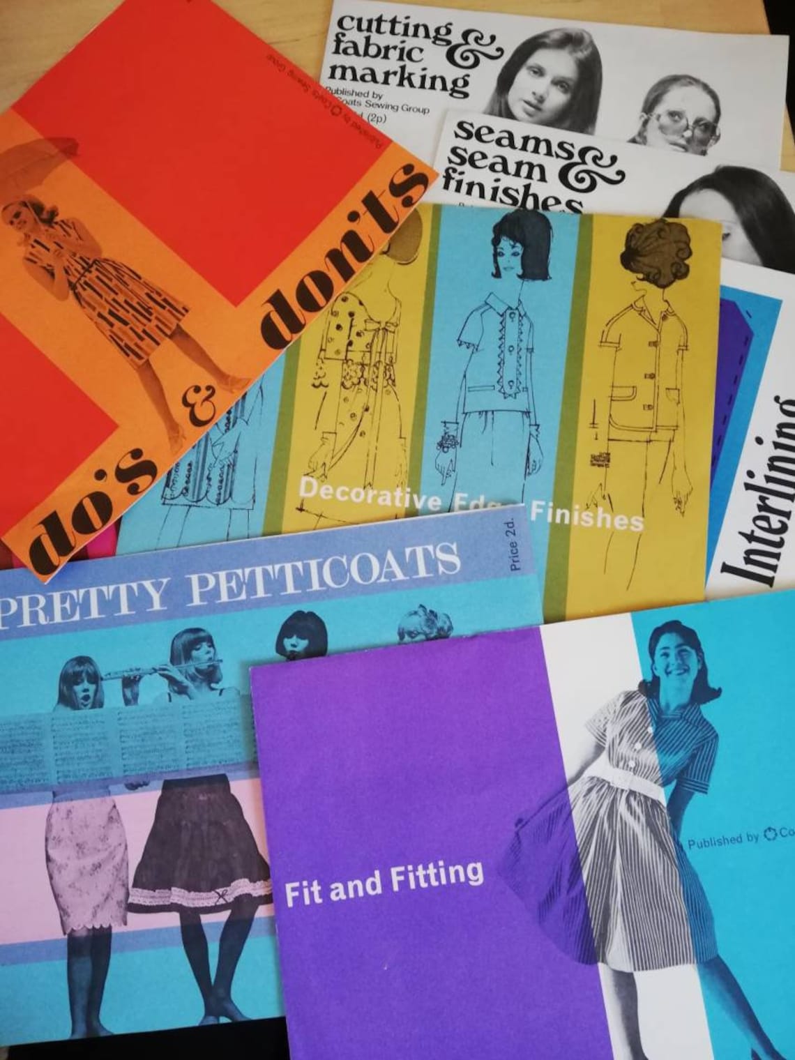 Vintage Sewing Techniques Help Guides Fitting Seams Etsy