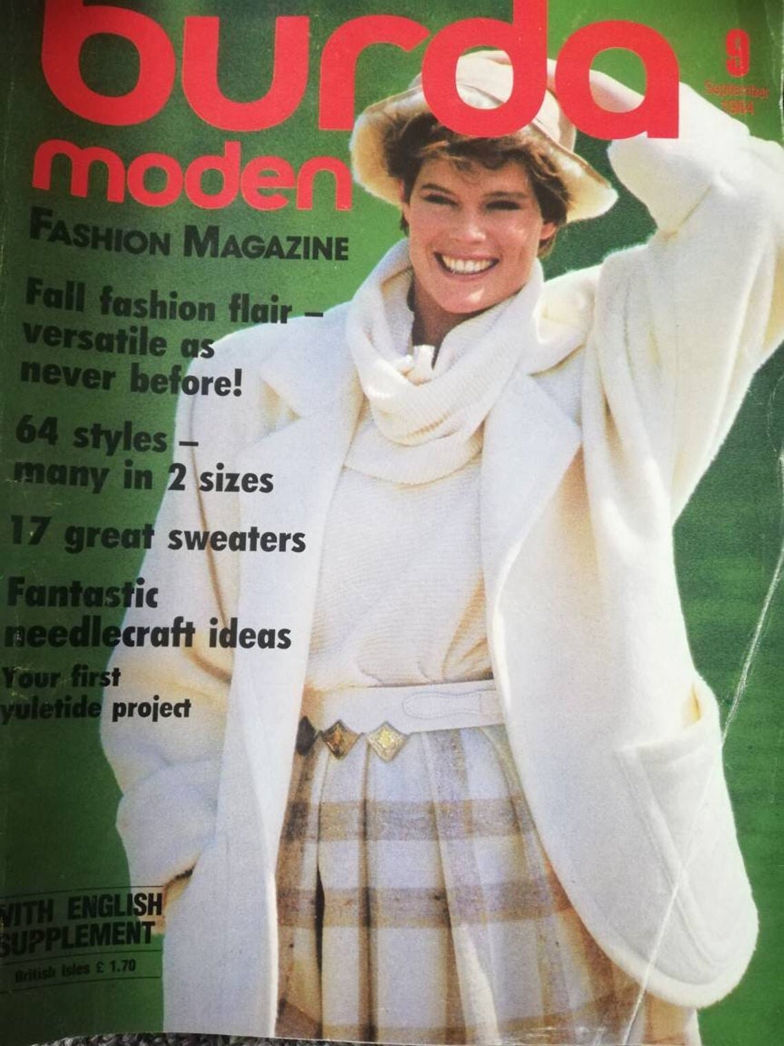 Vintage 1980's BURDA Sewing Magazines From 1984 - Many Easy