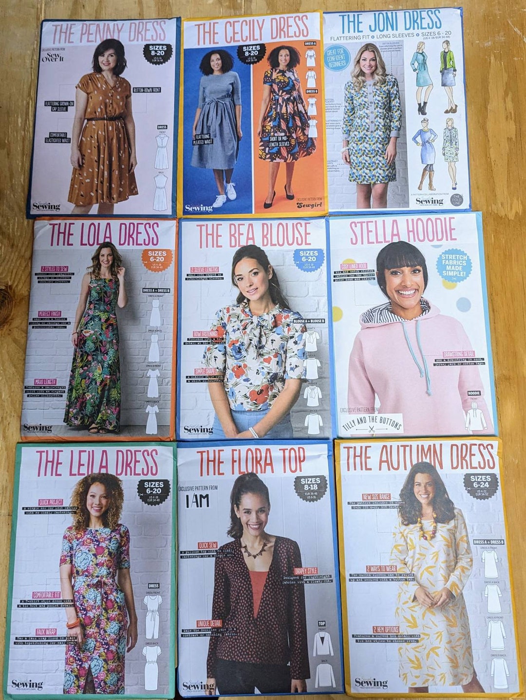 Modern Sewing Dress Patterns Tops, Dresses & Hoodie 09 - Etsy