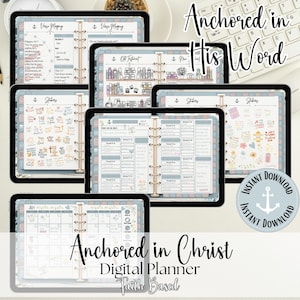 Planificador digital cristiano: Diario de fe para Goodnotes y Notability (Descargar PDF)