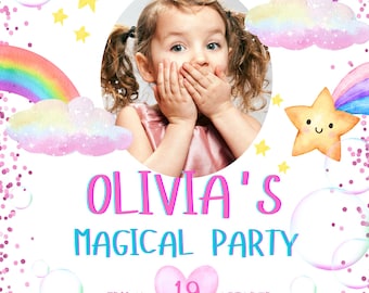 Birthday Invitation Canva Template