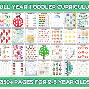 Programme ultime pour les tout-petits : plus de 350 activités scolaires à domicile imprimables pour les 2-5 ans (ensemble d'apprentissage numérique)