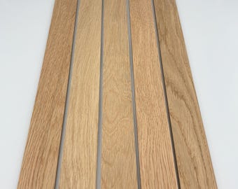 Oak hardwood timber planed. 5 pieces 48mm wide 10mm thick 500mm long DIY