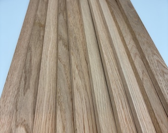 Oak hardwood timber planed. 10 pieces 48mm wide 10mm thick 500mm long DIY