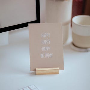 Feliz Aniversário - Cartão