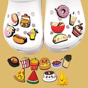 Fresh Food Series Croc Charms - Cute Cartoon Shoe Accessories for Girls Teens,  Cartoon Croc Charms