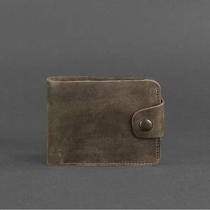 Portefeuille en cuir 4.3 Crazy Horse marron foncé - BN-PM-4-3-o