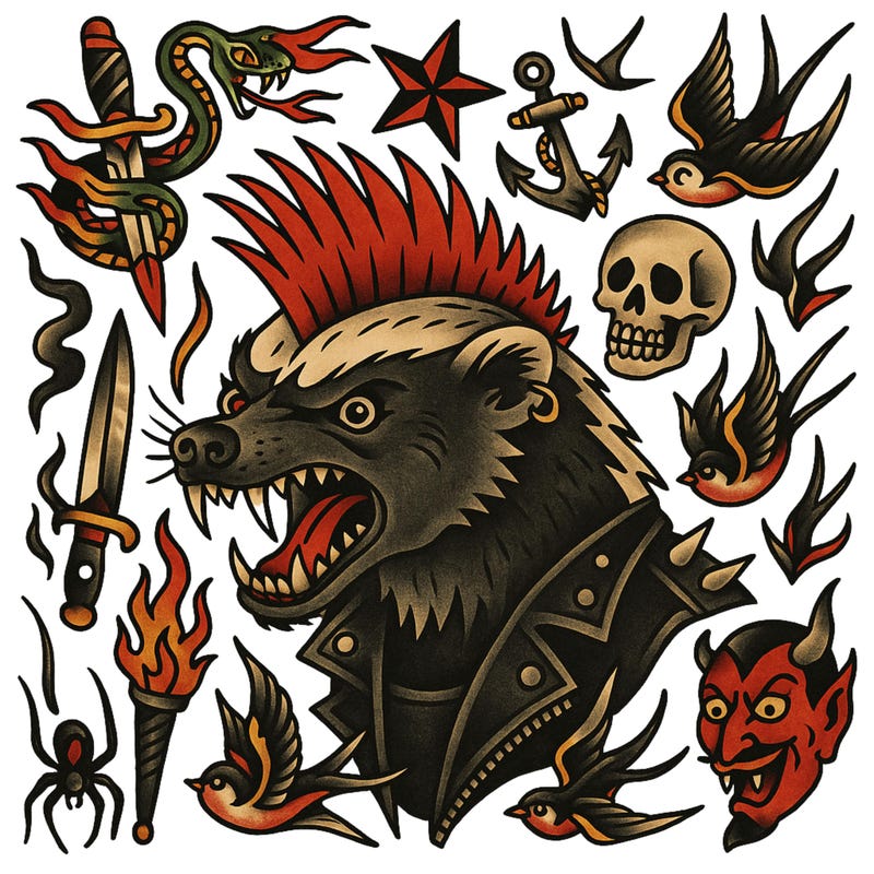 Badger in Mexico Etsy Badger in Mexico Etsy