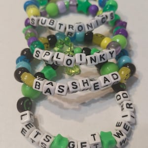 Subtronics Kandi Bead Bracelet bundle