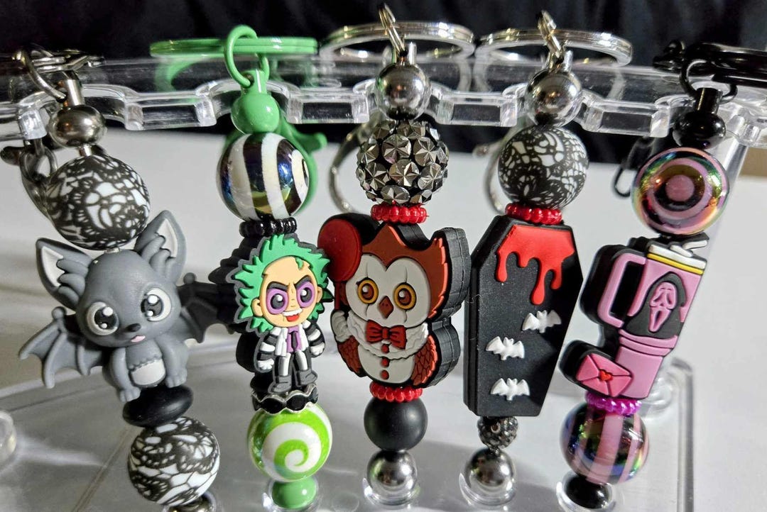 Gothic and Horror-themed Keychains - Etsy