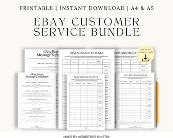 eBay Customer Service Kit | Message & Returns Tools (Printable PDF A4/A5)