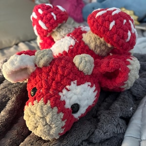 Mooshroom/ Mushroom Cow Amigurumi Crochet Plush