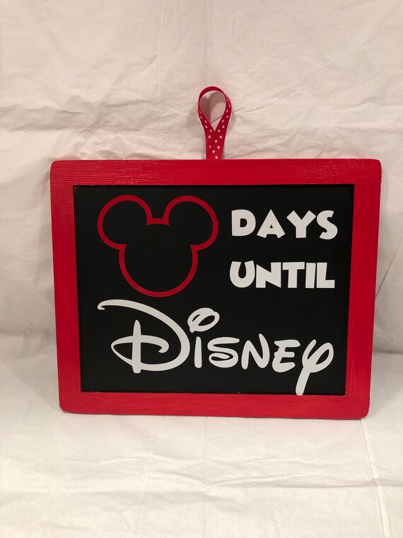 Disney Countdown Chalkboard Sign Etsy - robux gift card nz countdown