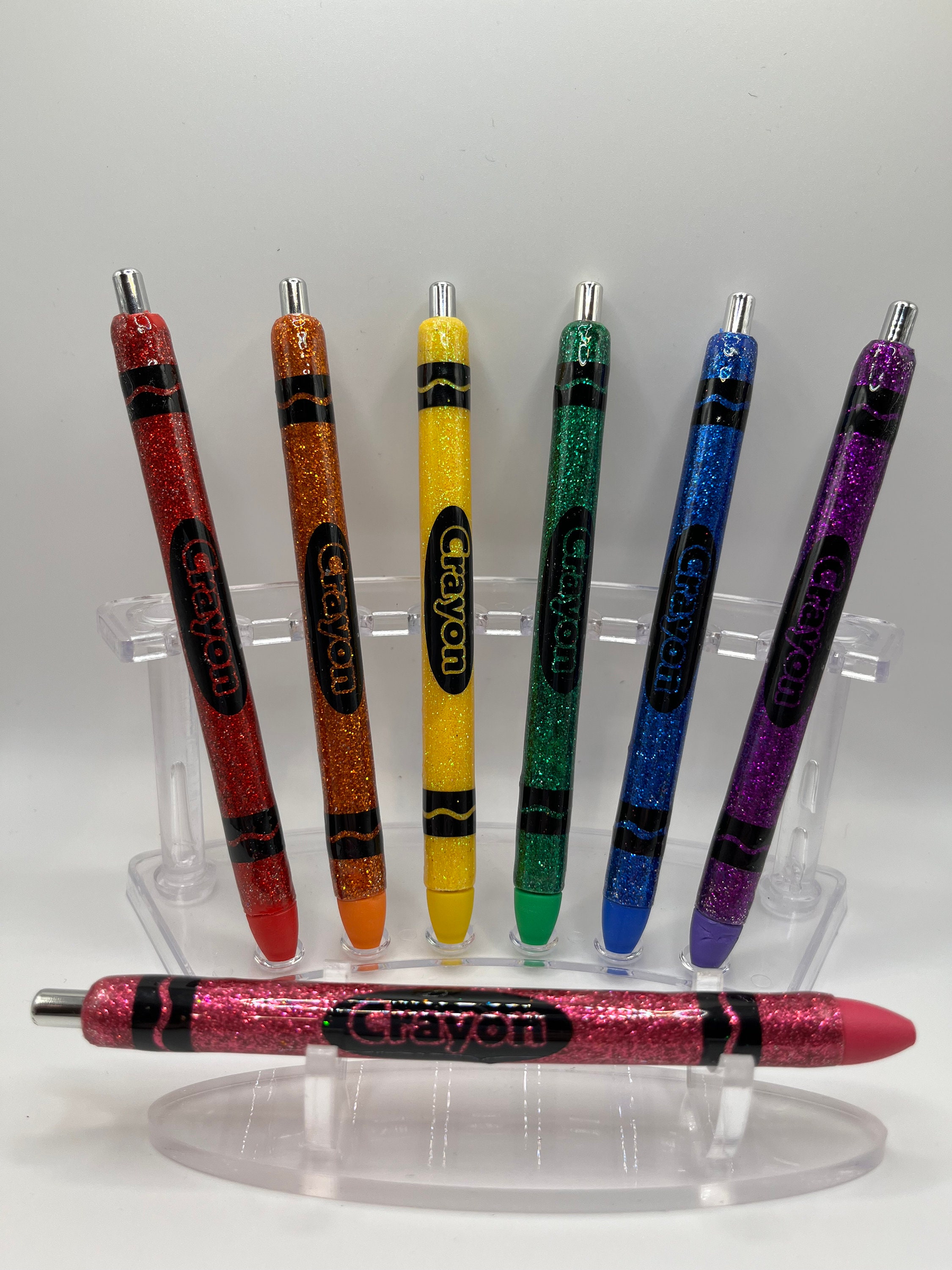 Watermelon Papermate Inkjoy Gel Pen, Glitter Pens, epoxy resin pens,  teacher gift, personalized pen, personalized gift, pencil pen, leopard