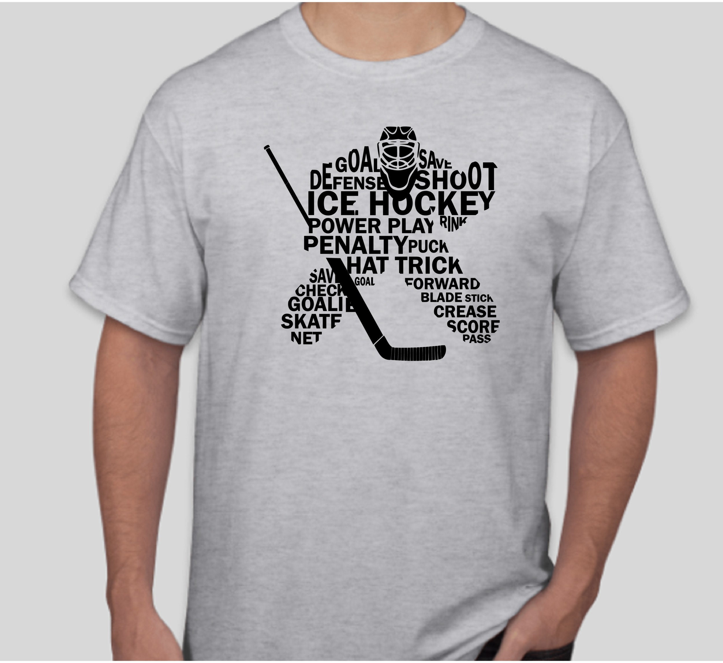 Ice Hockey Goalie Text Art Digital Download Svg/png/jpeg/dxf - Etsy