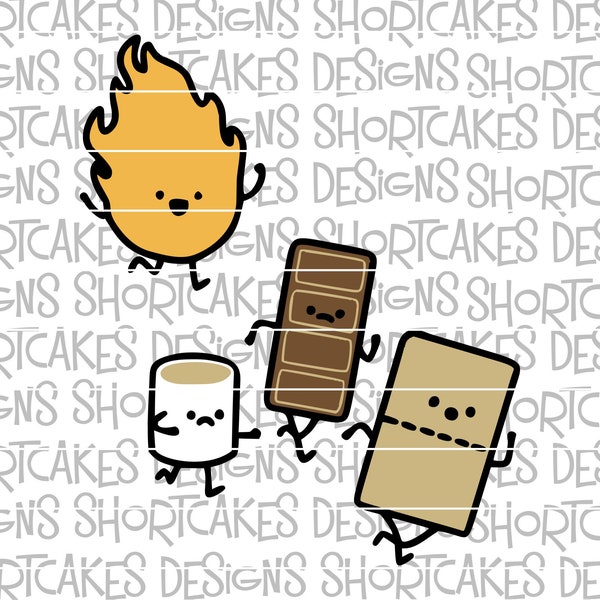 S'Mores Chase Digital Download SVG/PNG/Jpeg/Dxf