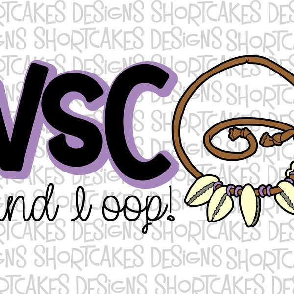 VSCO Puka Shell Necklace And I OOP! Digital Download Svg/Png/Jpeg/DXF