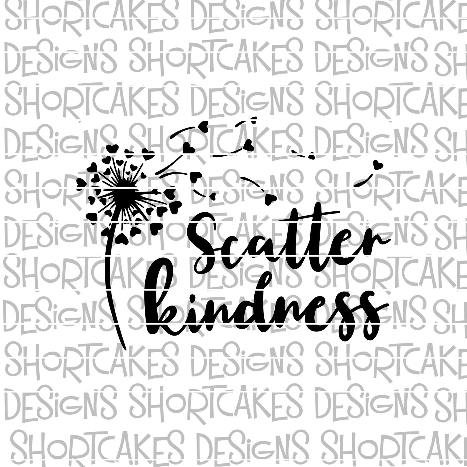 Scatter Kindness Dandelion Digital Download Svg/png/jpeg/dxf Etsy