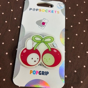 Handmade Smiski Miffy Cherry Grip: Phone Stand & Stylish Accessory For Kindle